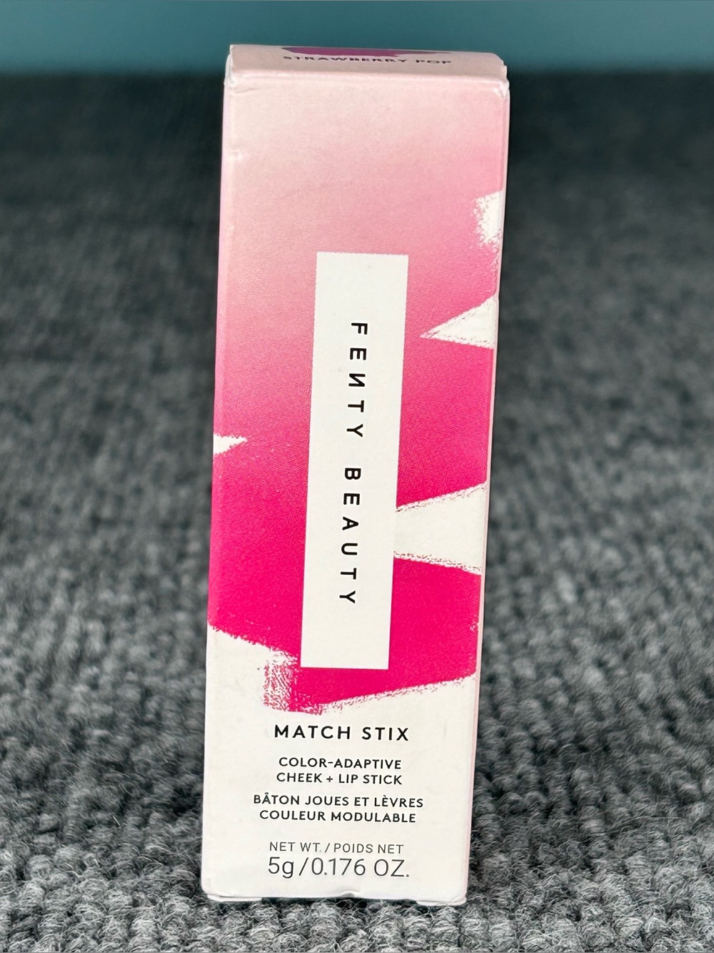 FENTY Match Stix Color Adaptive Cheek & Lipstick STRAWBERRY POP Full sz 5g NIB